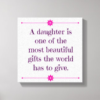 Baby Girl Nursery Canvas Art Quote Baby Girl Quote