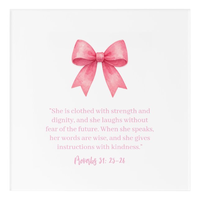 Baby Girl Nursery Decor (Front)