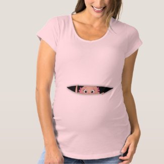 Baby girl on the way maternity top