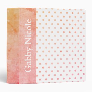 Baby Girl Personalized Custom Photo Album Gift 3 R 3 Ring Binder by Precious_Baby_Gifts at Zazzle