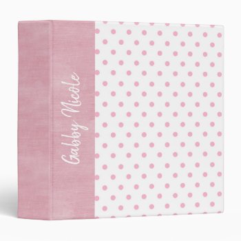 Baby Girl Personalized Custom Photo Album Gift 3 Ring Binder by Precious_Baby_Gifts at Zazzle
