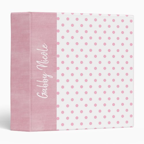 Baby Girl Personalized Custom Photo Album Gift 3 Ring Binder