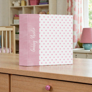 Baby Girl Personalized Custom Photo Album Gift 3 Ring Binder