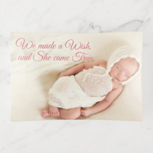 Baby Girl Photo Keepsake Baby Trinket Tray