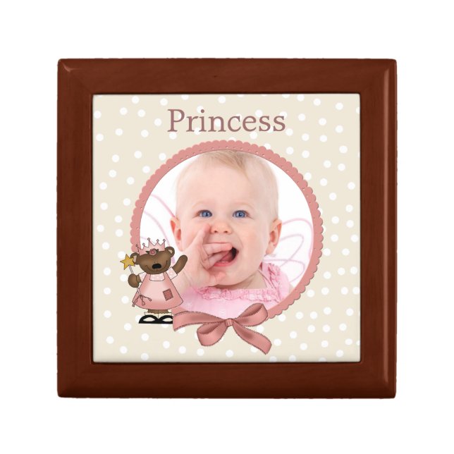 Baby Girl Photo Tile Box (Front)