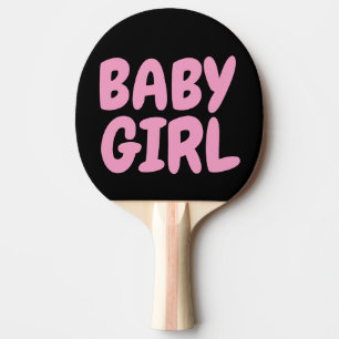 BABY GIRL PING PONG PADDLE