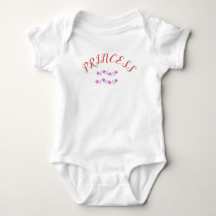 Baby Girl  Pink  Floral Bodysuit