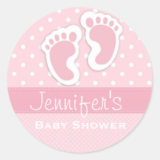 Baby Footprint Stickers | Zazzle