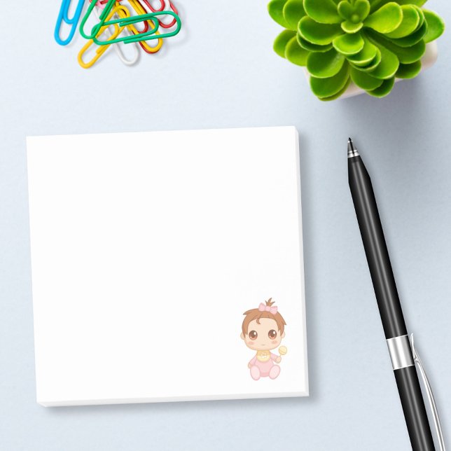 Baby Girl Pink Jumpsuit Post-it Notes (Creator Uploaded)