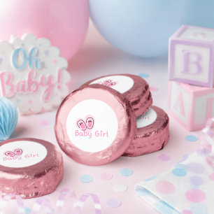 Baby Girl Pink Shoes Baby Shower Dipped Oreo Cookie Favors