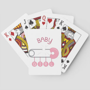 Baby Girl Poker Cards