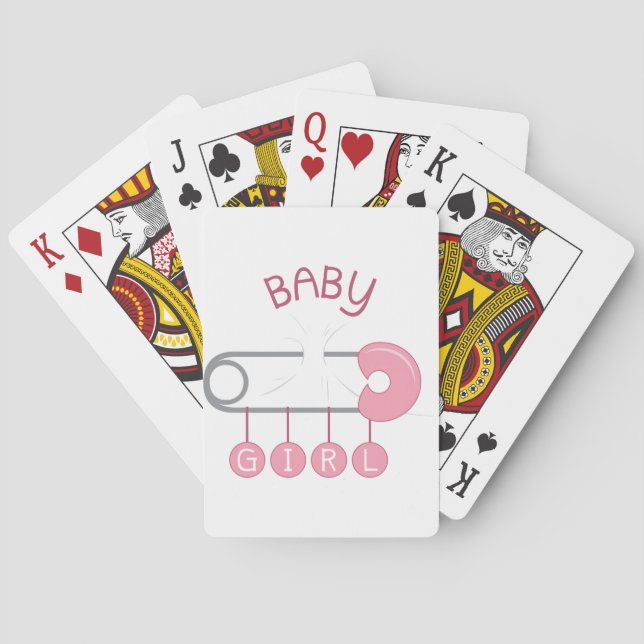 Baby Girl Poker Cards (Back)