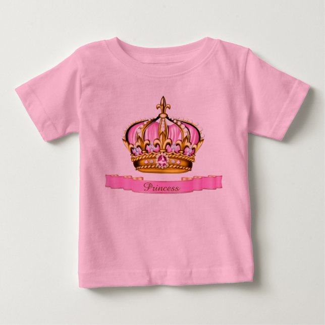 Baby Girl Princess Baby T-Shirt (Front)