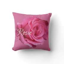 Baby girl Rosie name cute customizable pink rose