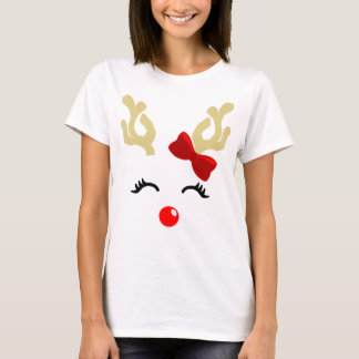 Baby Girl Rudolph Reindeer T-Shirt