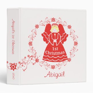 Baby Girl’s 1st Christmas Angel Keepsake Custom