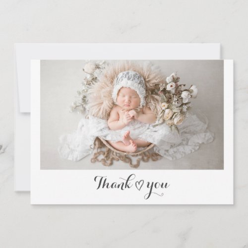 Baby Girl Shower Baby Boy Shower Photo Thank You Announcement