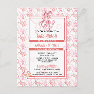 Nautical Baby Shower Invitations The Nautical Boutique Co