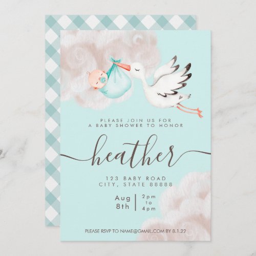 Baby Girl Shower Invitation