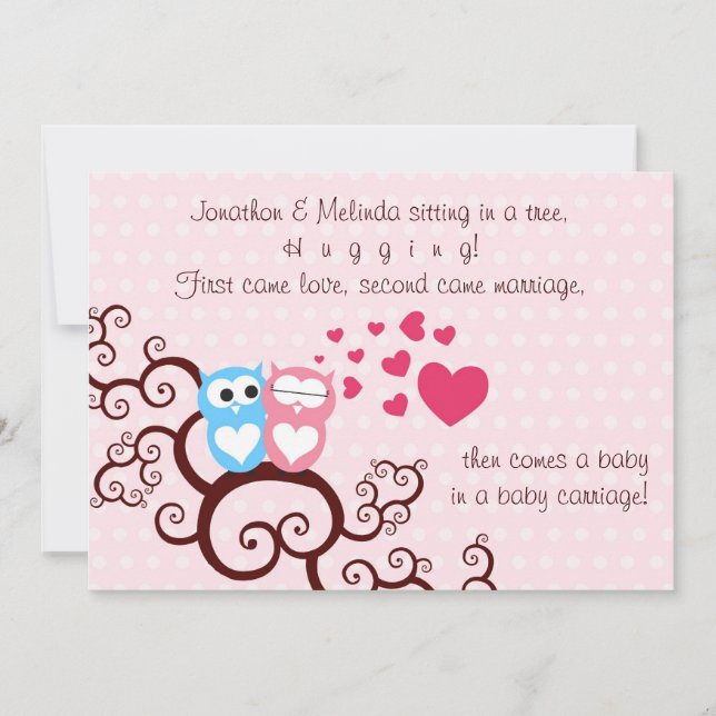 Baby Girl Shower invitation (Front)