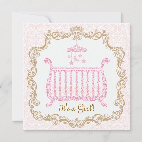 Baby Girl Shower Invitation