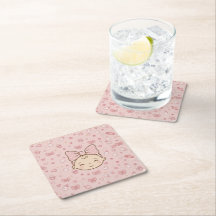 Baby girl shower papy coaster
