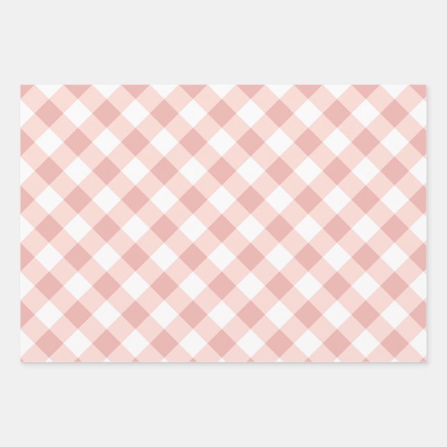 Baby Girl Shower Wrapping Paper – Set of 3 sheets (Front)