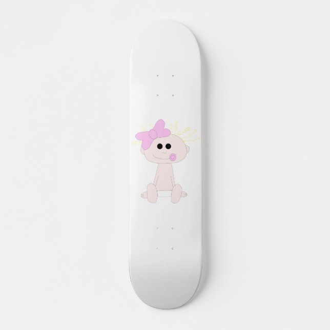 Baby Girl Skateboard Deck (Front)