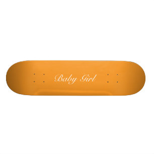 Baby Girl skateboard orange