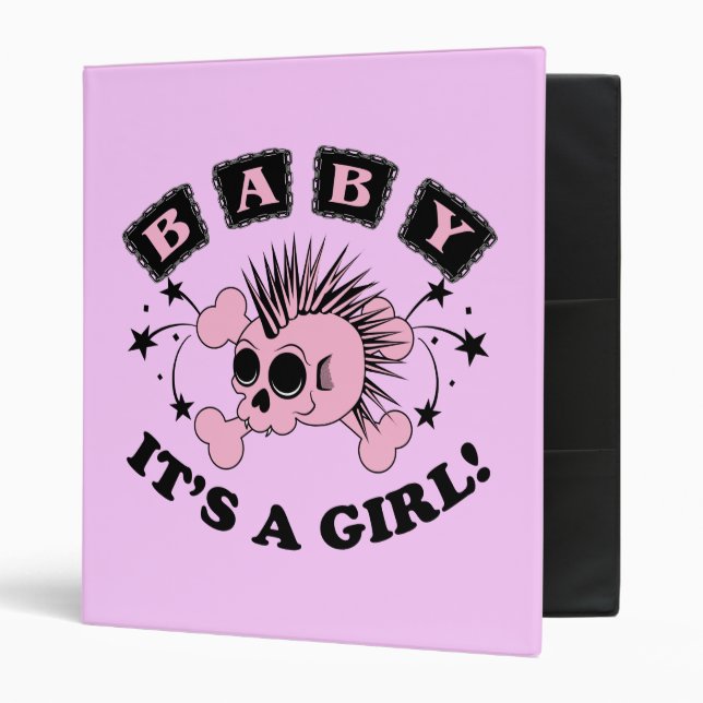 Baby Girl Skull Binder (Front/Inside)