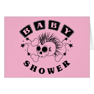 Baby Girl Skull Cards