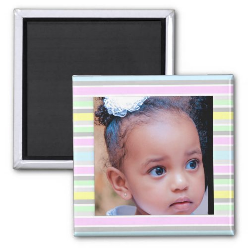 Baby Girl  Snapshot Photo Magnet