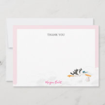 Baby Girl "Special Delivery" Stork Baby Shower
