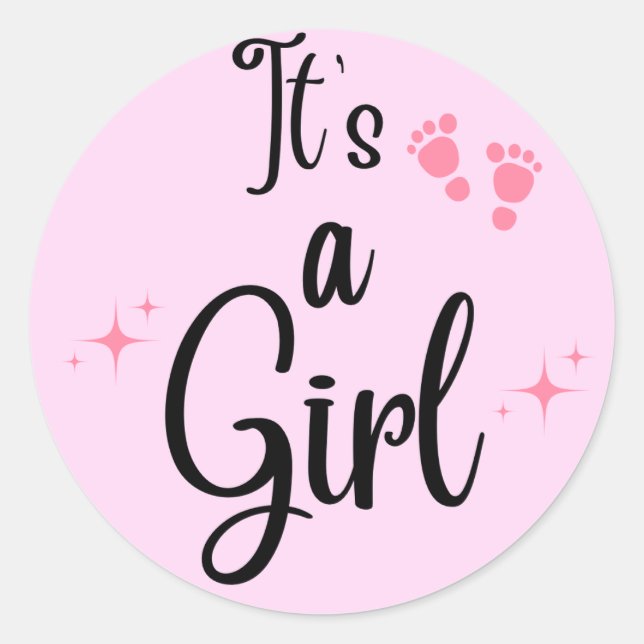 Baby girl stickers  (Front)