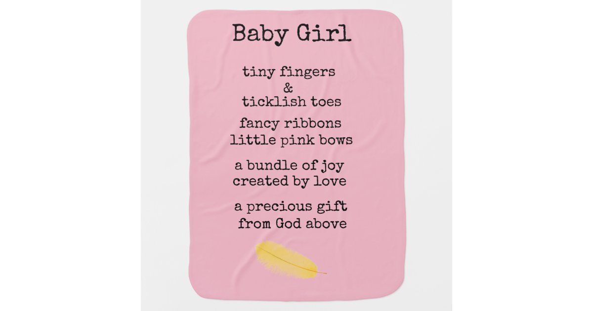 baby girl stroller blanket Zazzle