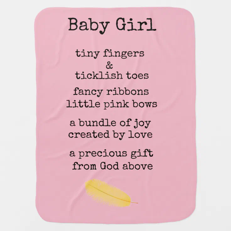baby girl stroller blanket Zazzle