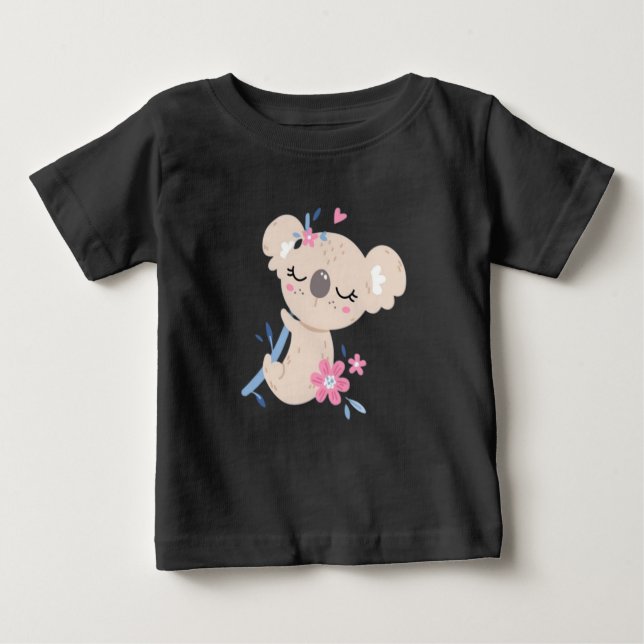 Baby girl tshirt, kids tshirt  (Front)
