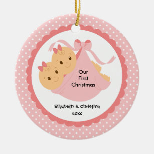 expecting twins ornament
