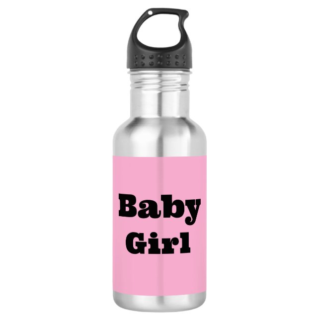 Baby Girl Water Bottle (Front)