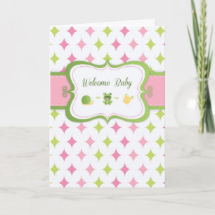 Baby Girl, Welcome Card