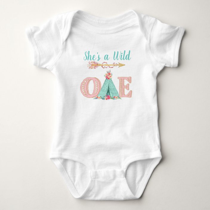 wild one shirt baby girl