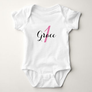 Baby Girl's 1st Birthday Tutu Bodysuit
