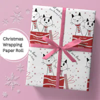 Little girl best sale christmas wrapping paper