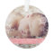 Baby Girl's First Christmas Snowflakes Pink