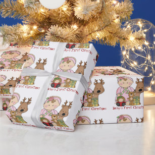 First Christmas Personalised Photo Wrapping Paper – Dyefor