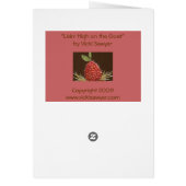 baby goat card (Back)