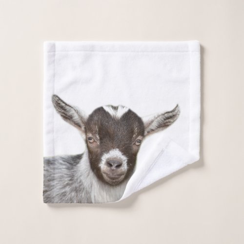 Baby Goat Farm Animal Bath Towel Set