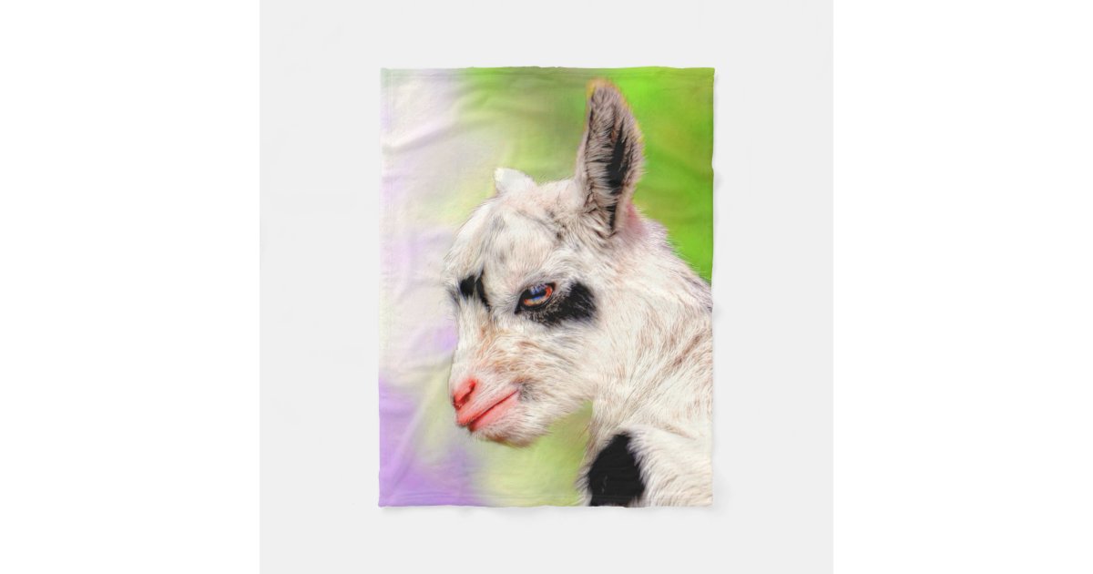 Baby Goat Fleece Blanket Zazzle