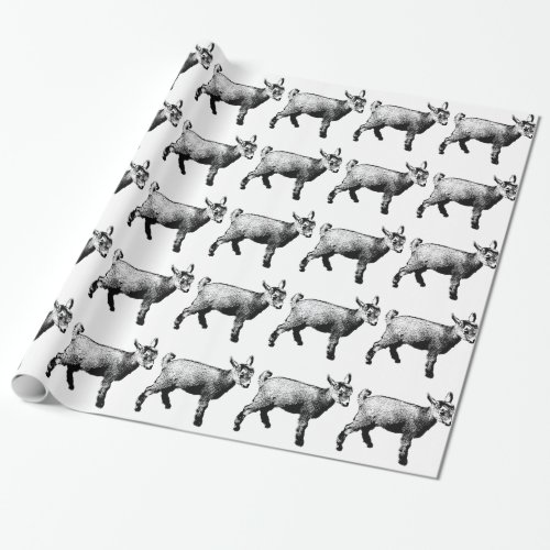 Baby Goat Wrapping Paper