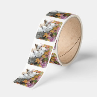 Baby Goats Through the Fence Square Sticker